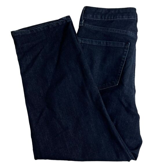 Ella Moss Womens Dark Wash High Rise Slim Straight Ankle Jeans 31 - Picture 1 of 9